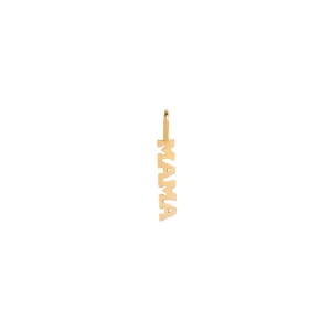 14K Gold MAMA Charm