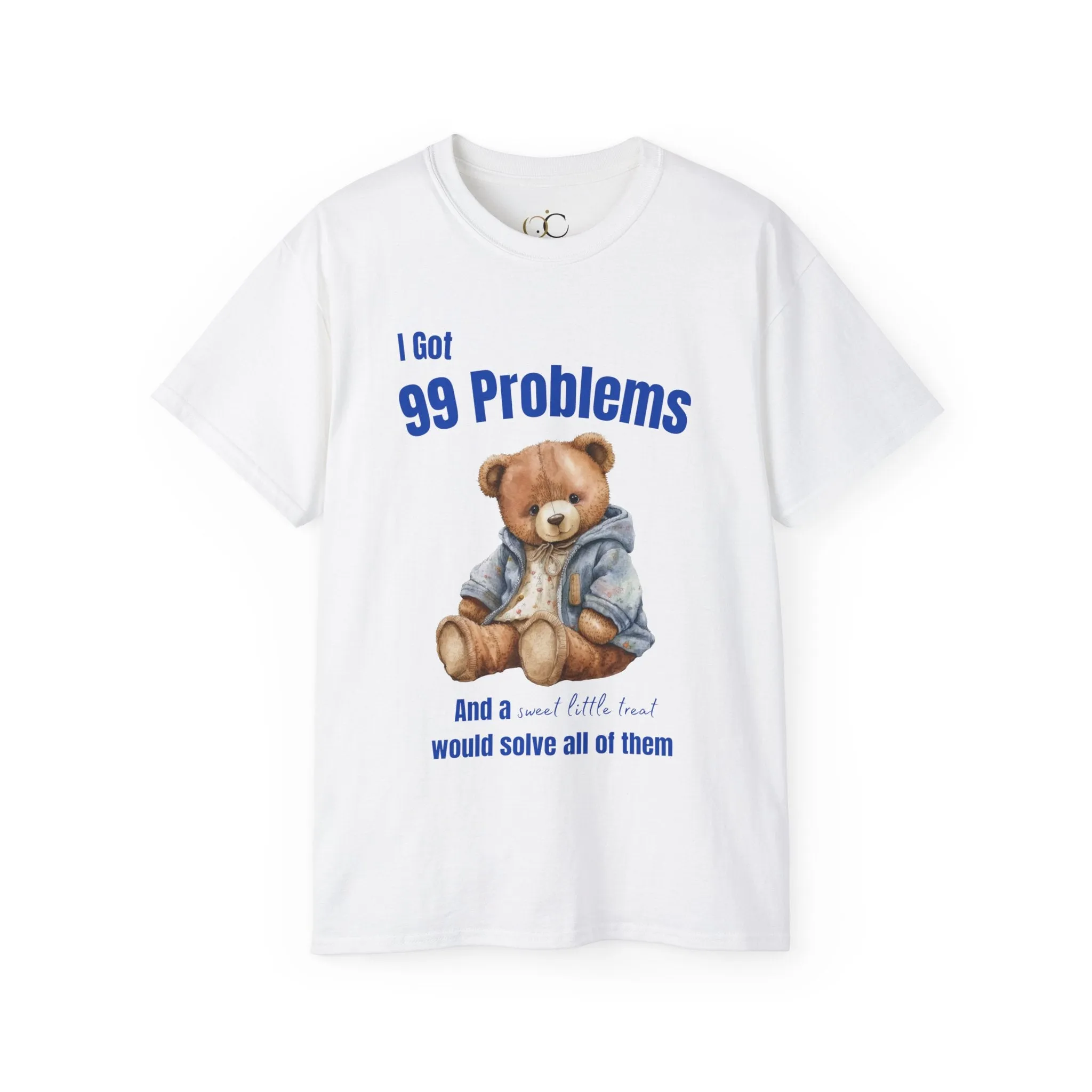 99 Problems And A Sweet Little Treat Would Solve Most Of Them T-Shirt, Adult T Shirt, Funny Graphic T Shirt ,Cute Tee