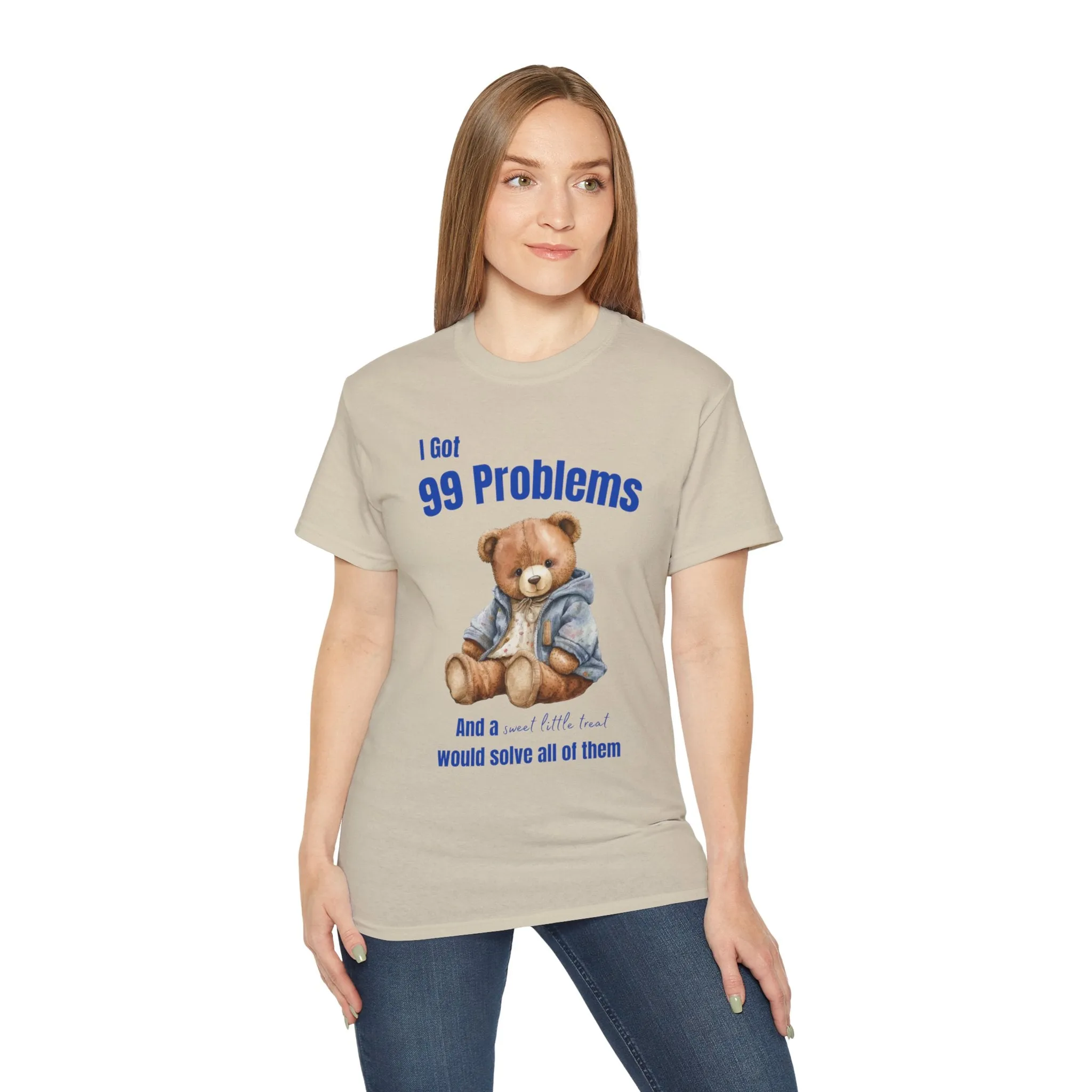 99 Problems And A Sweet Little Treat Would Solve Most Of Them T-Shirt, Adult T Shirt, Funny Graphic T Shirt ,Cute Tee