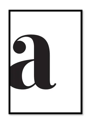 a, Poster