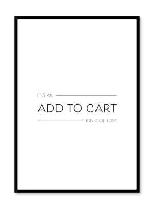 Add To Cart, Poster