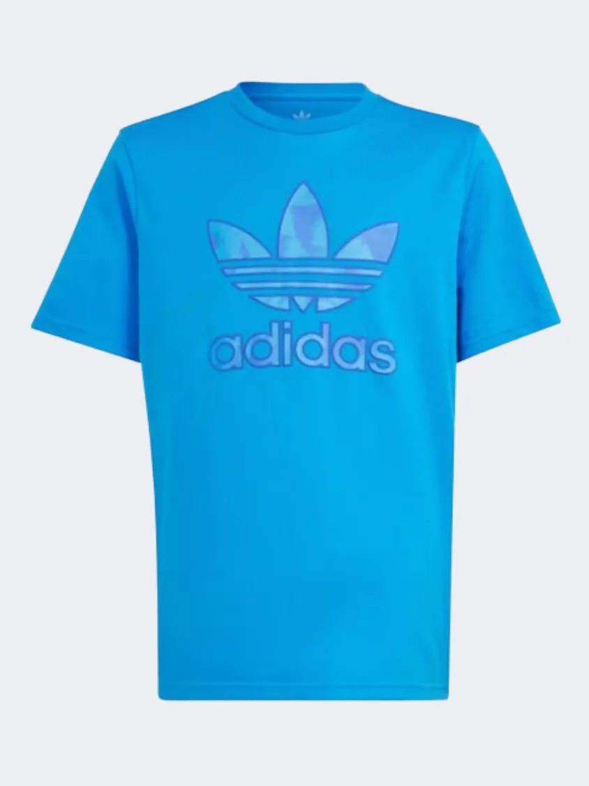 Adidas Summer Boys Original T-Shirt Blue Bird