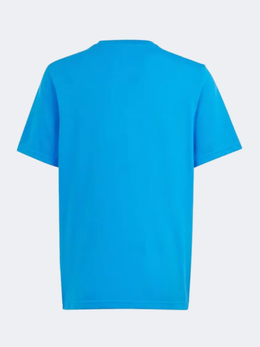 Adidas Summer Boys Original T-Shirt Blue Bird