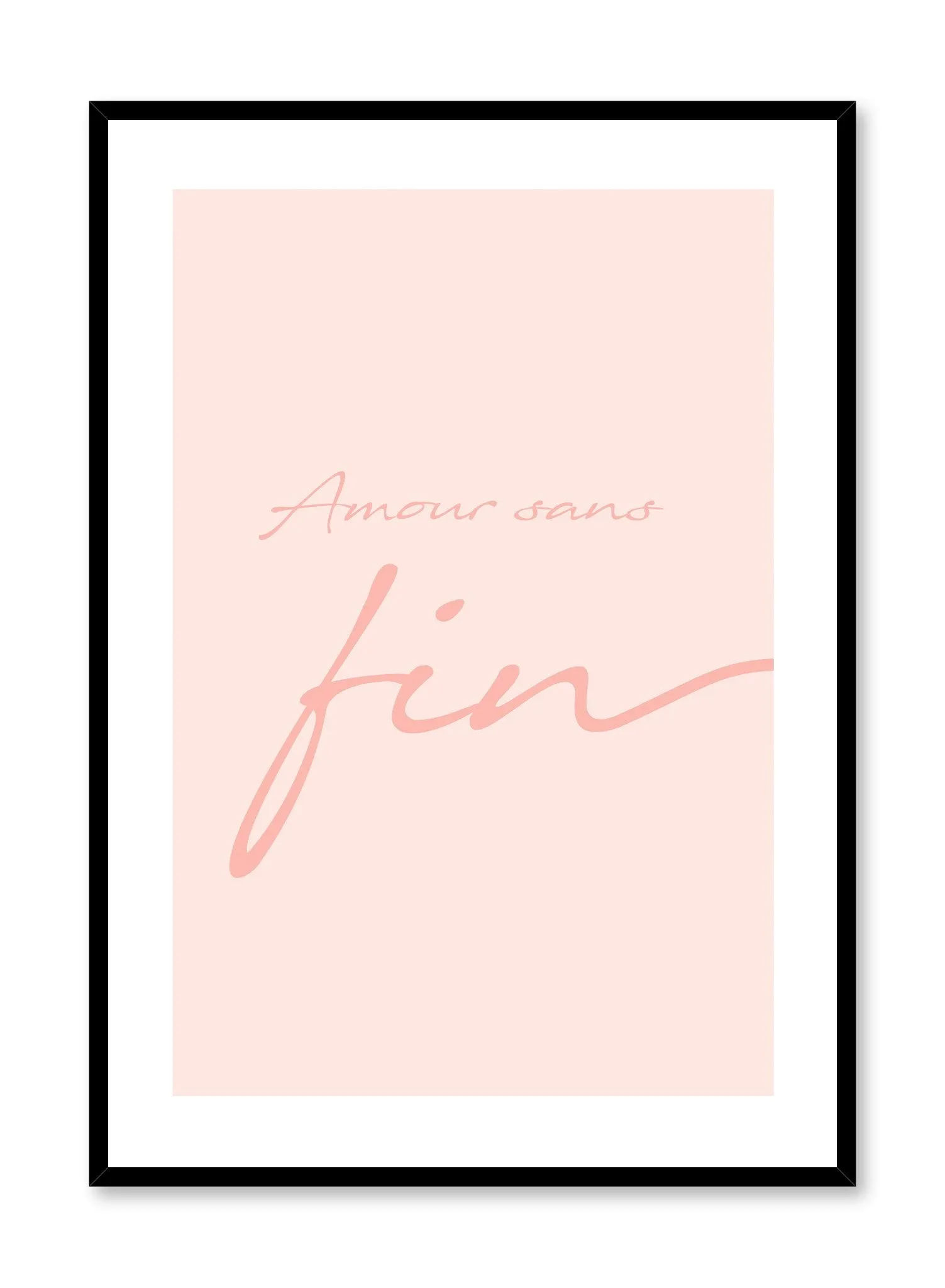 Amour Sans Fin in Pink, Poster