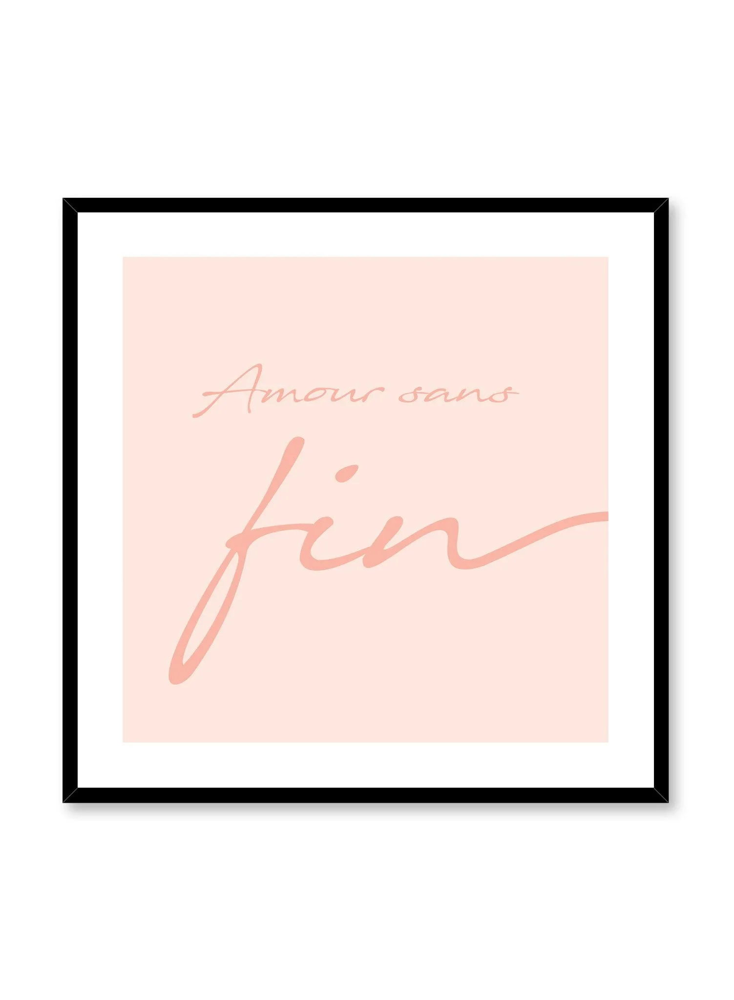 Amour Sans Fin in Pink, Poster