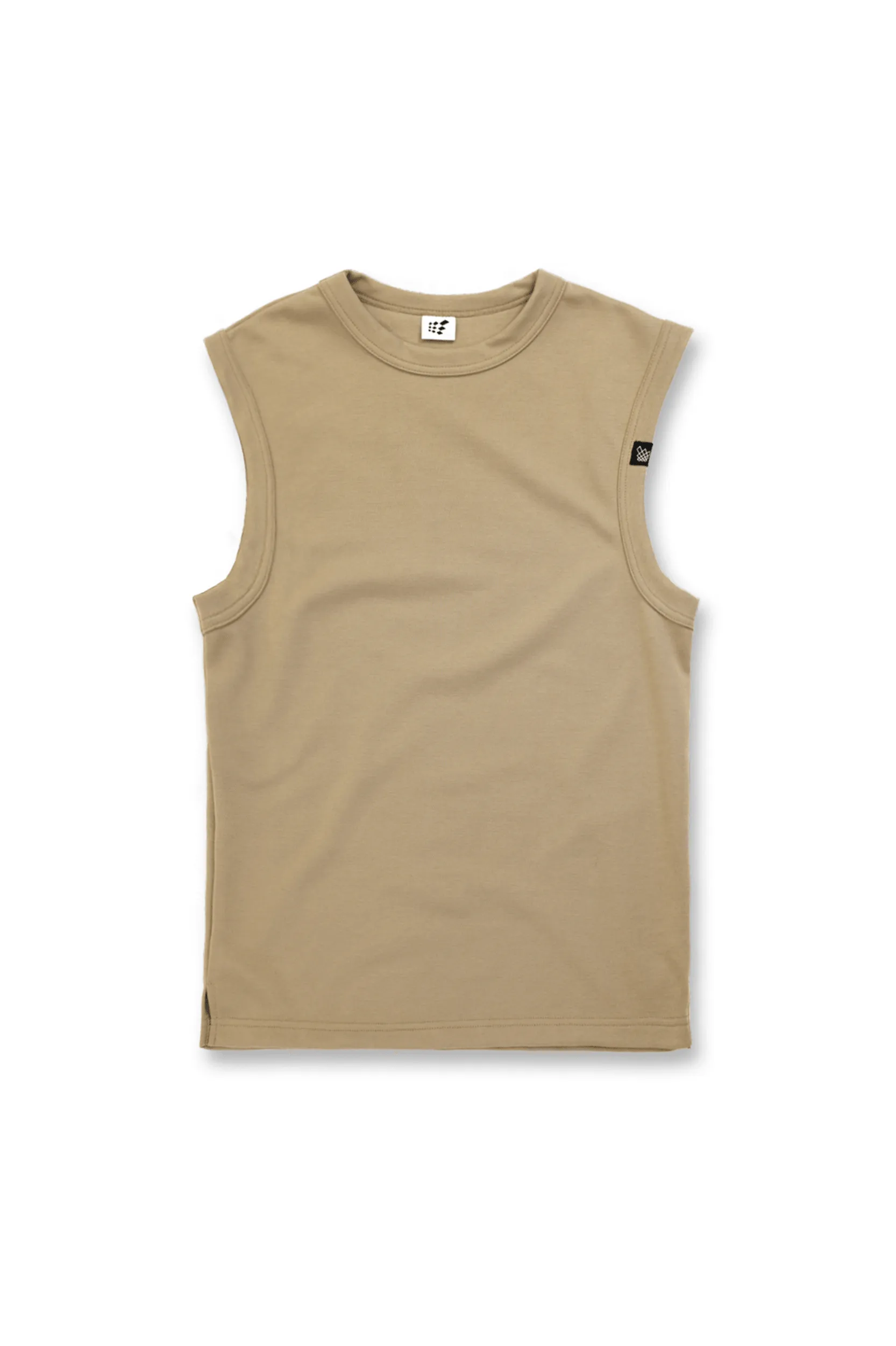 Amplify Casual Muscle Tee - Khaki