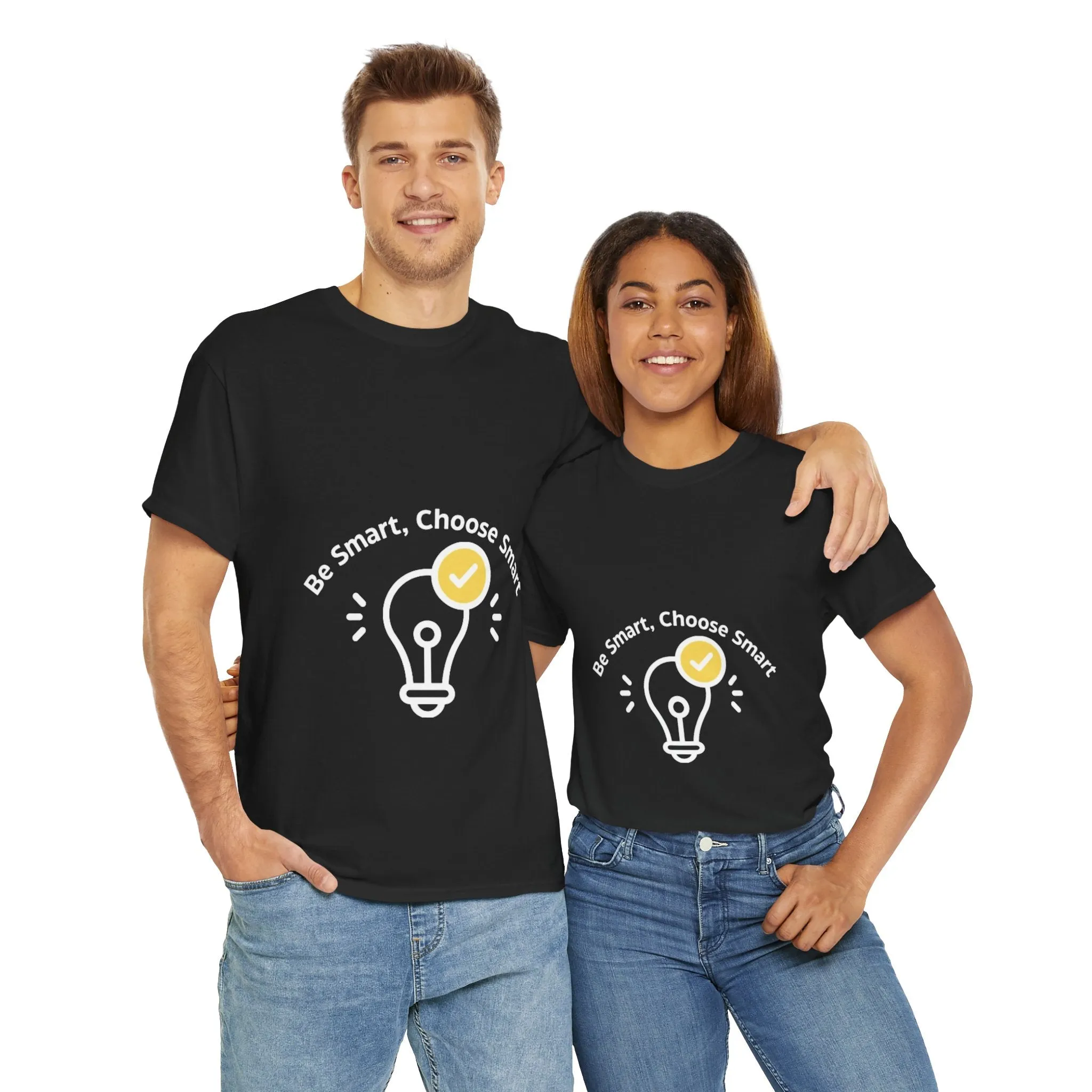 Be Smart Choose Smart Unisex Heavy Cotton Tee