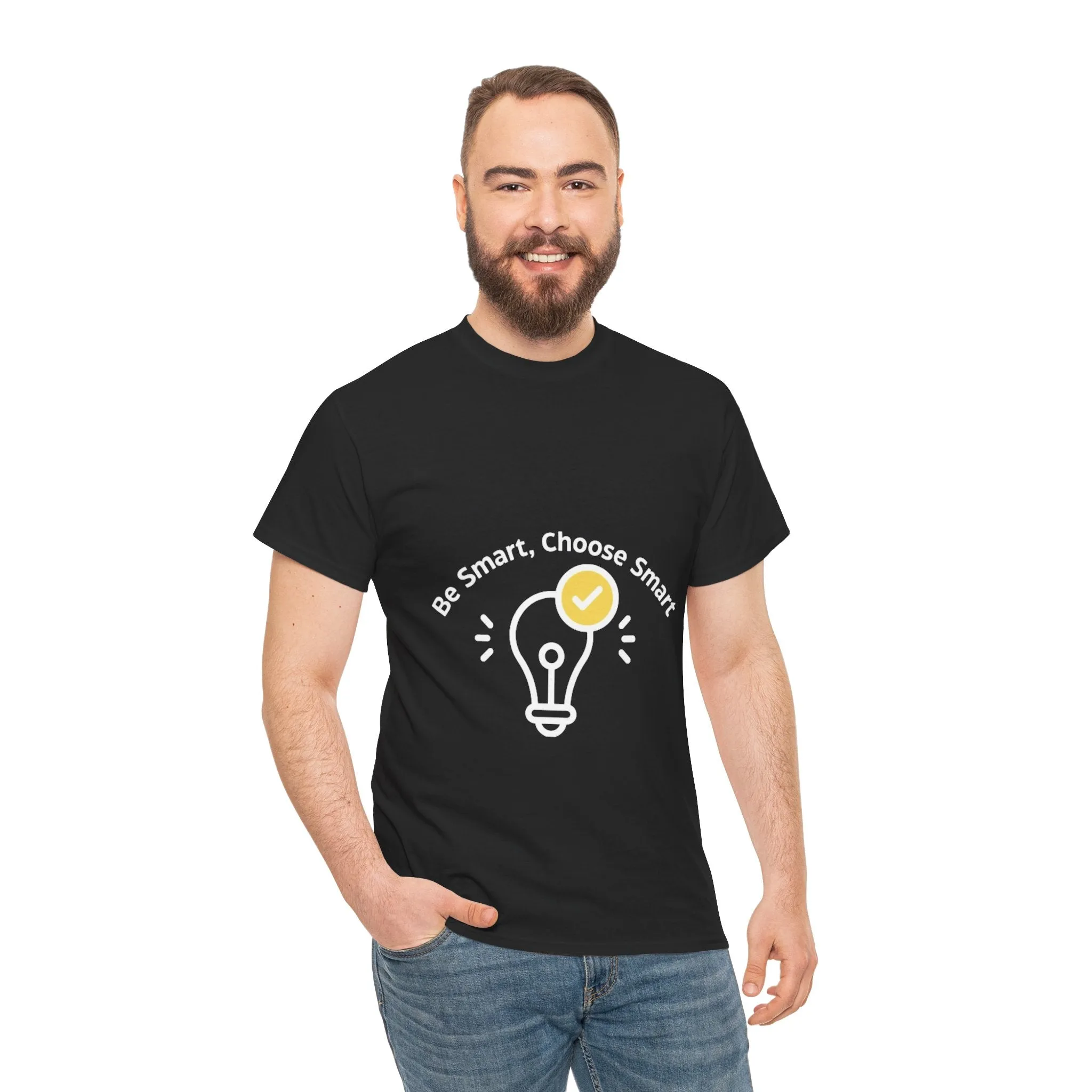 Be Smart Choose Smart Unisex Heavy Cotton Tee