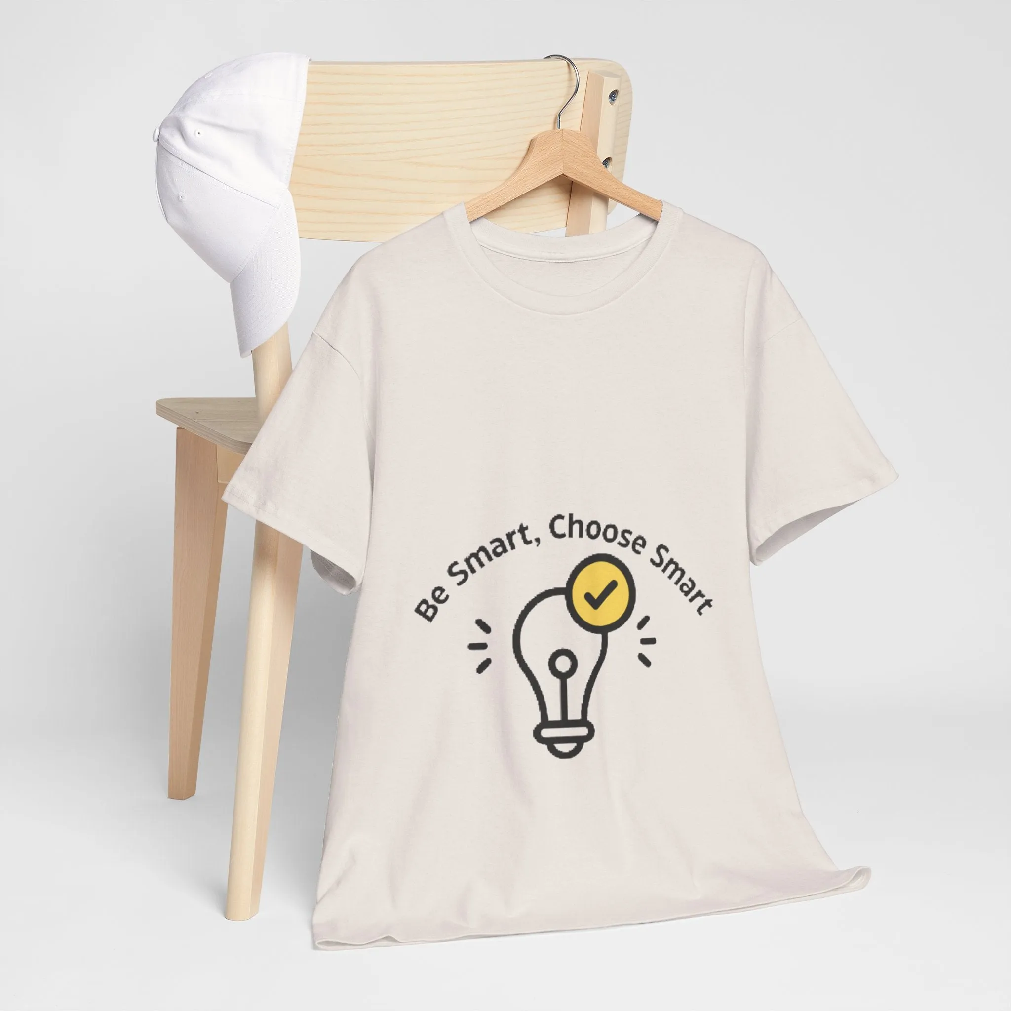 Be Smart Choose Smart Unisex Heavy Cotton Tee