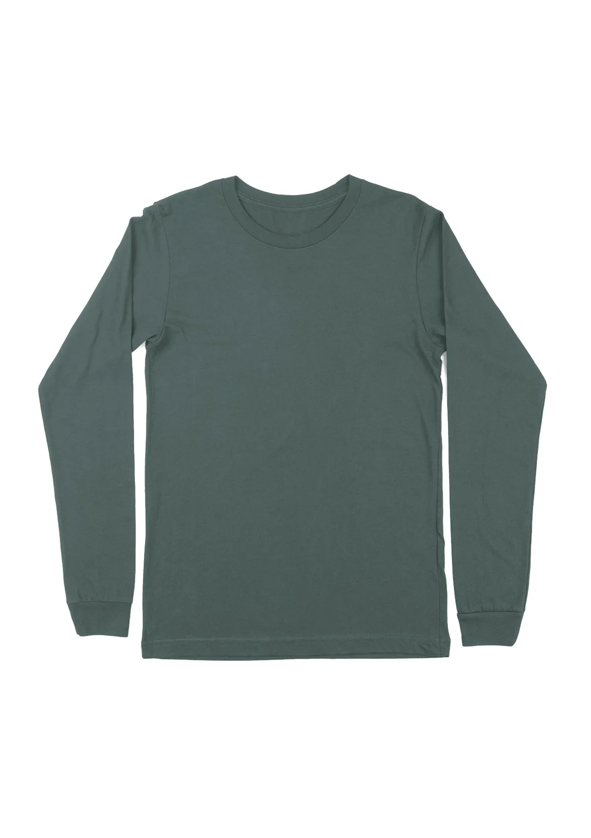 Blue Storm Long Sleeve Crew Neck T-Shirt | Bold & Breathable