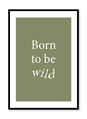 Born To Be Wild in Green, Poster