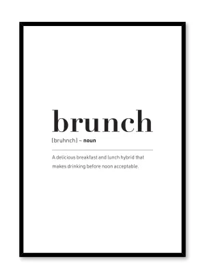 Brunch, Poster