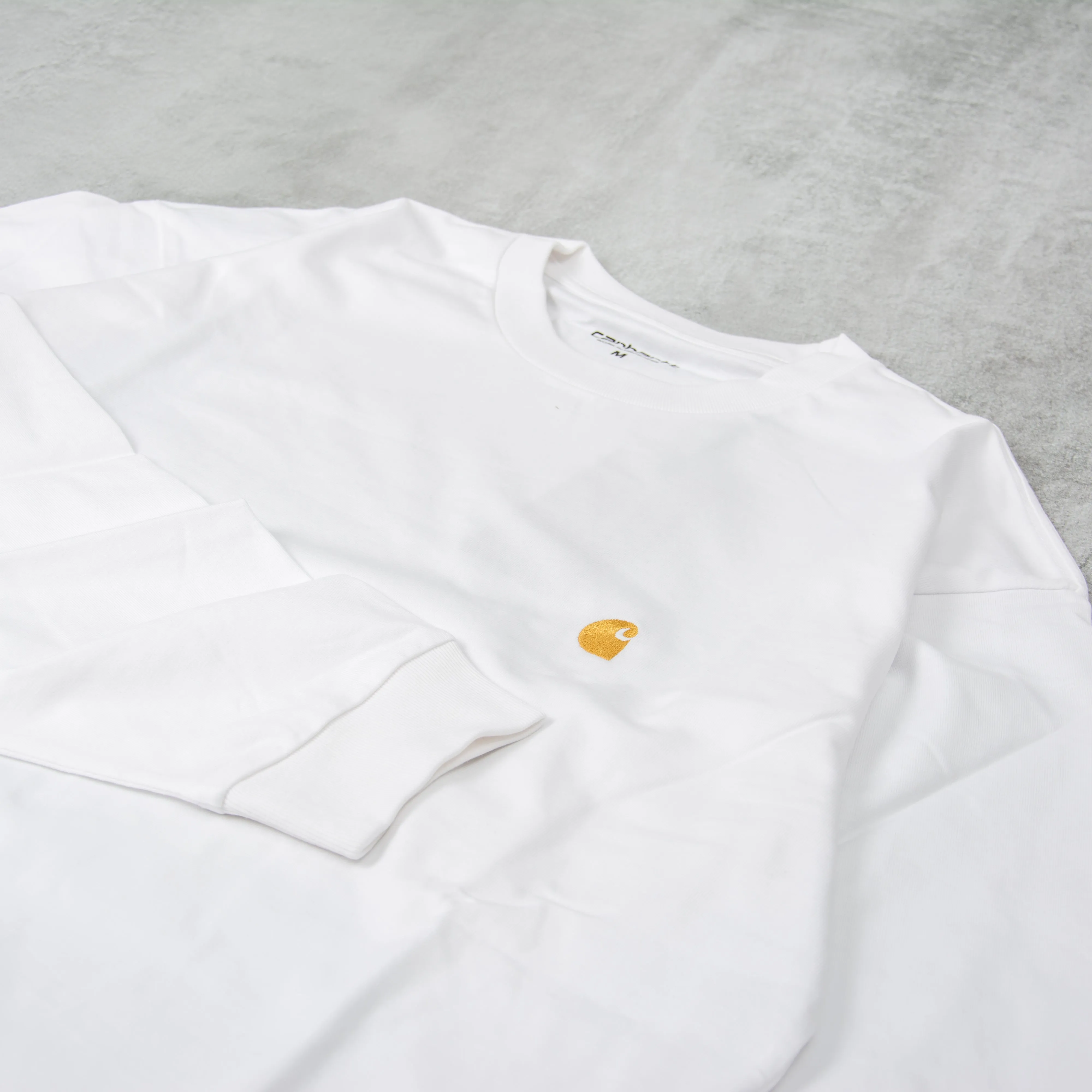 Carhartt WIP Chase L/S Tee - White