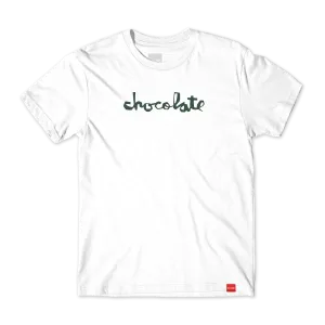 Chocolate Chunk Tee White Green