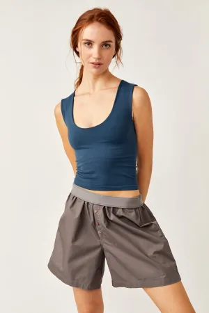 Clean Lines Muscle Cami Navy