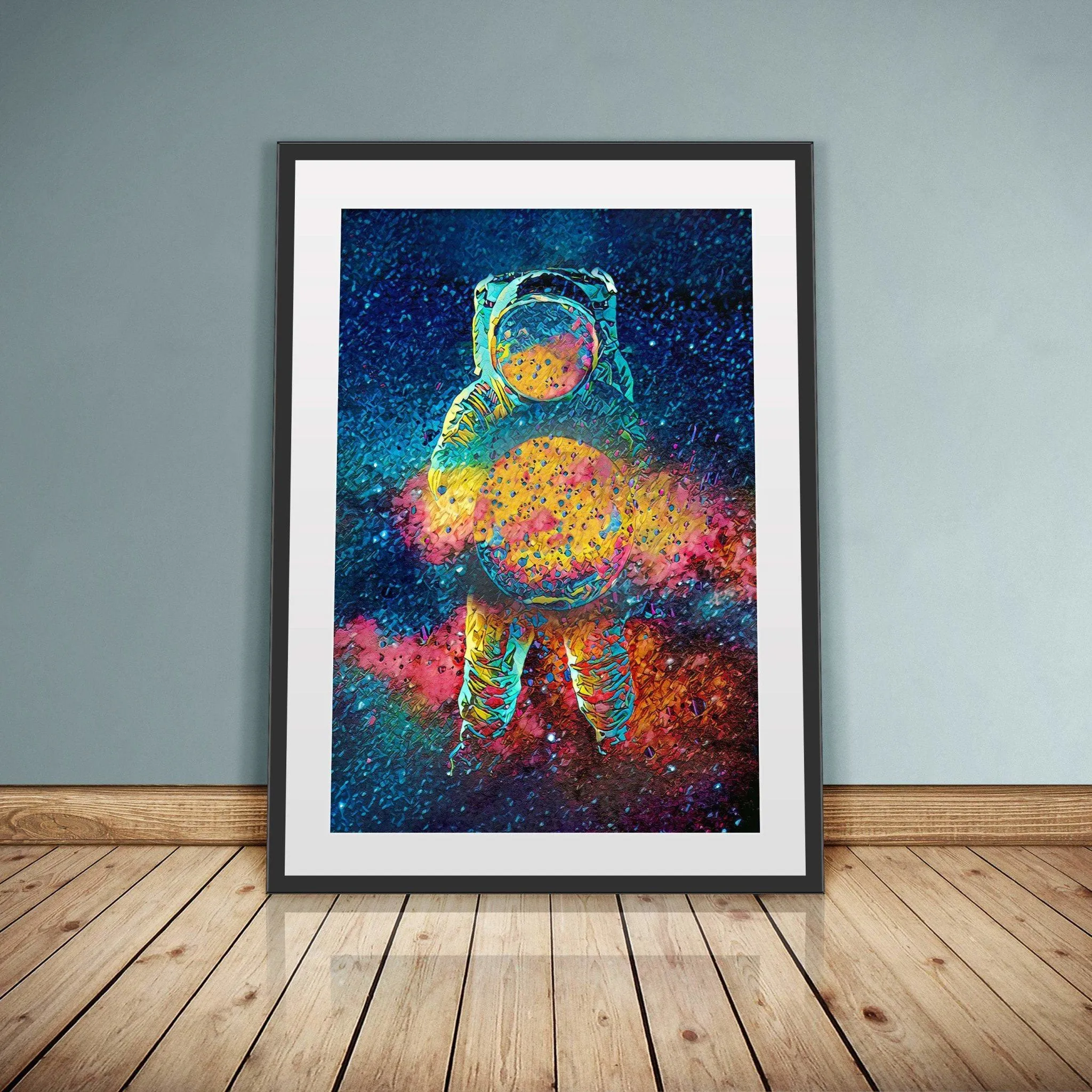 Cosmic Astronaut Semi-gloss Print