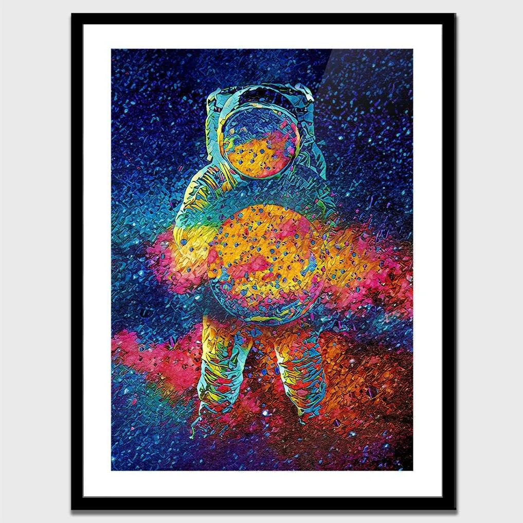 Cosmic Astronaut Semi-gloss Print