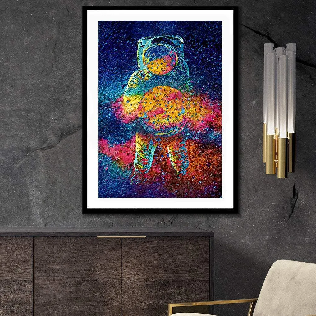 Cosmic Astronaut Semi-gloss Print