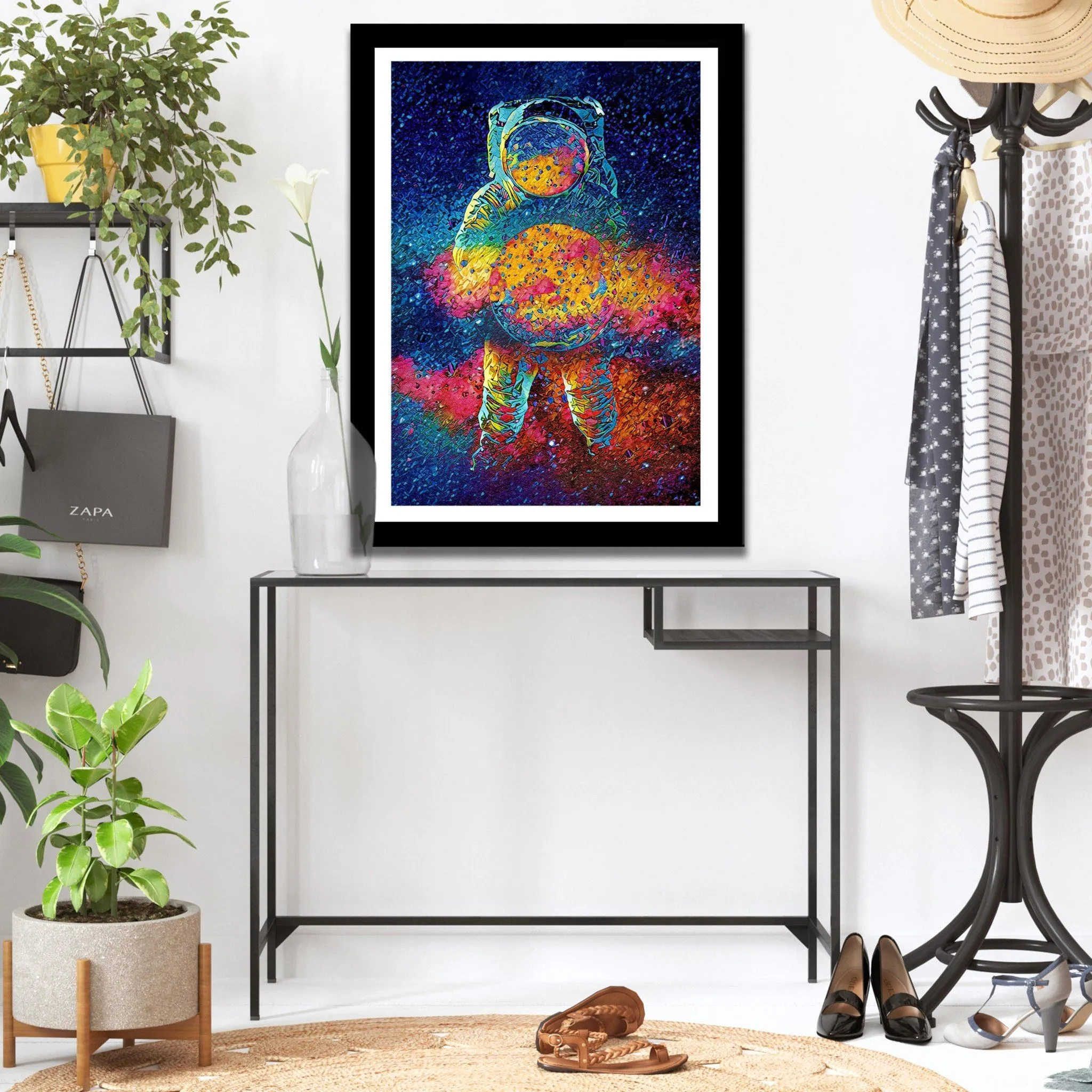 Cosmic Astronaut Semi-gloss Print