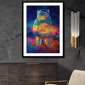 Cosmic Astronaut Semi-gloss Print