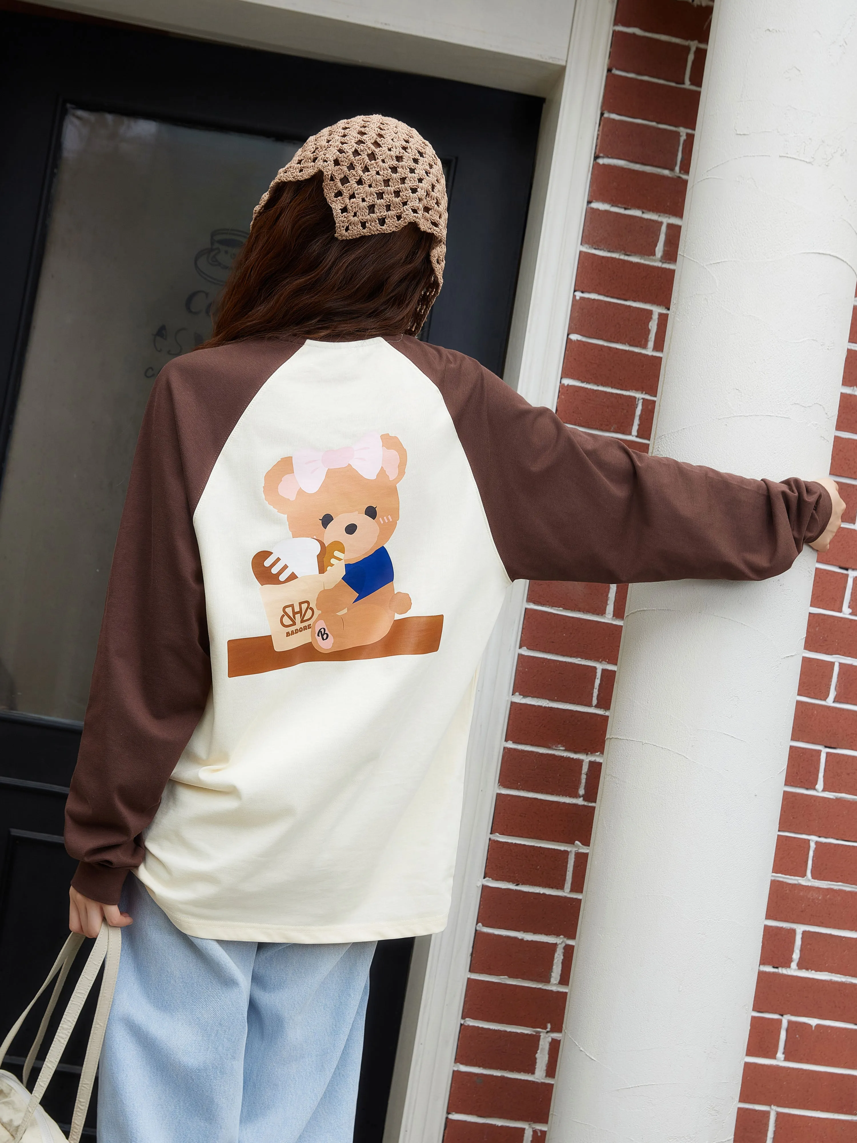 [EM] Toast Long Sleeve Tee Collection BROWN