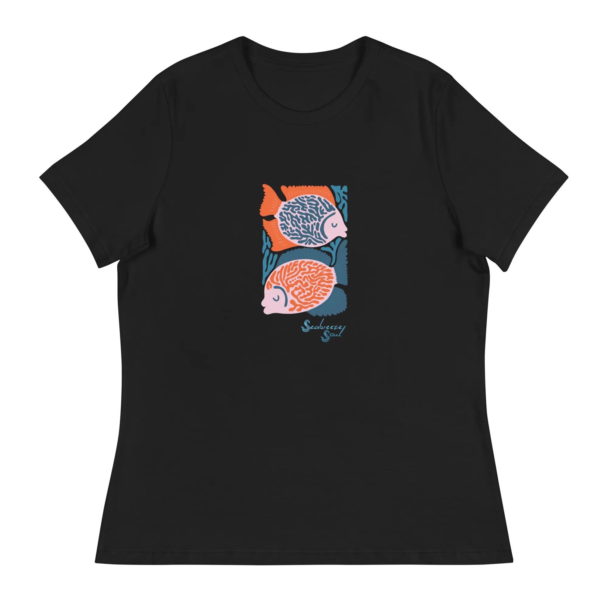 Fish Two Women's Relaxed Tee ~ Seabreeze Soul