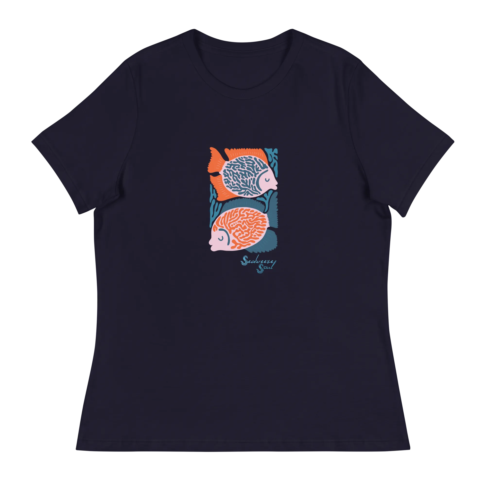 Fish Two Women's Relaxed Tee ~ Seabreeze Soul