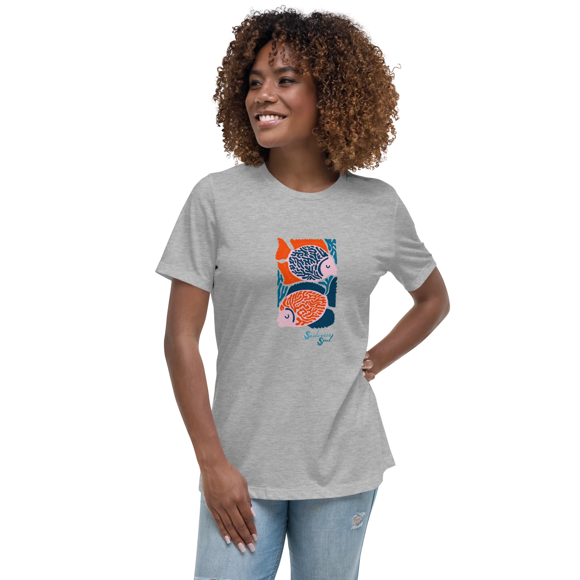 Fish Two Women's Relaxed Tee ~ Seabreeze Soul