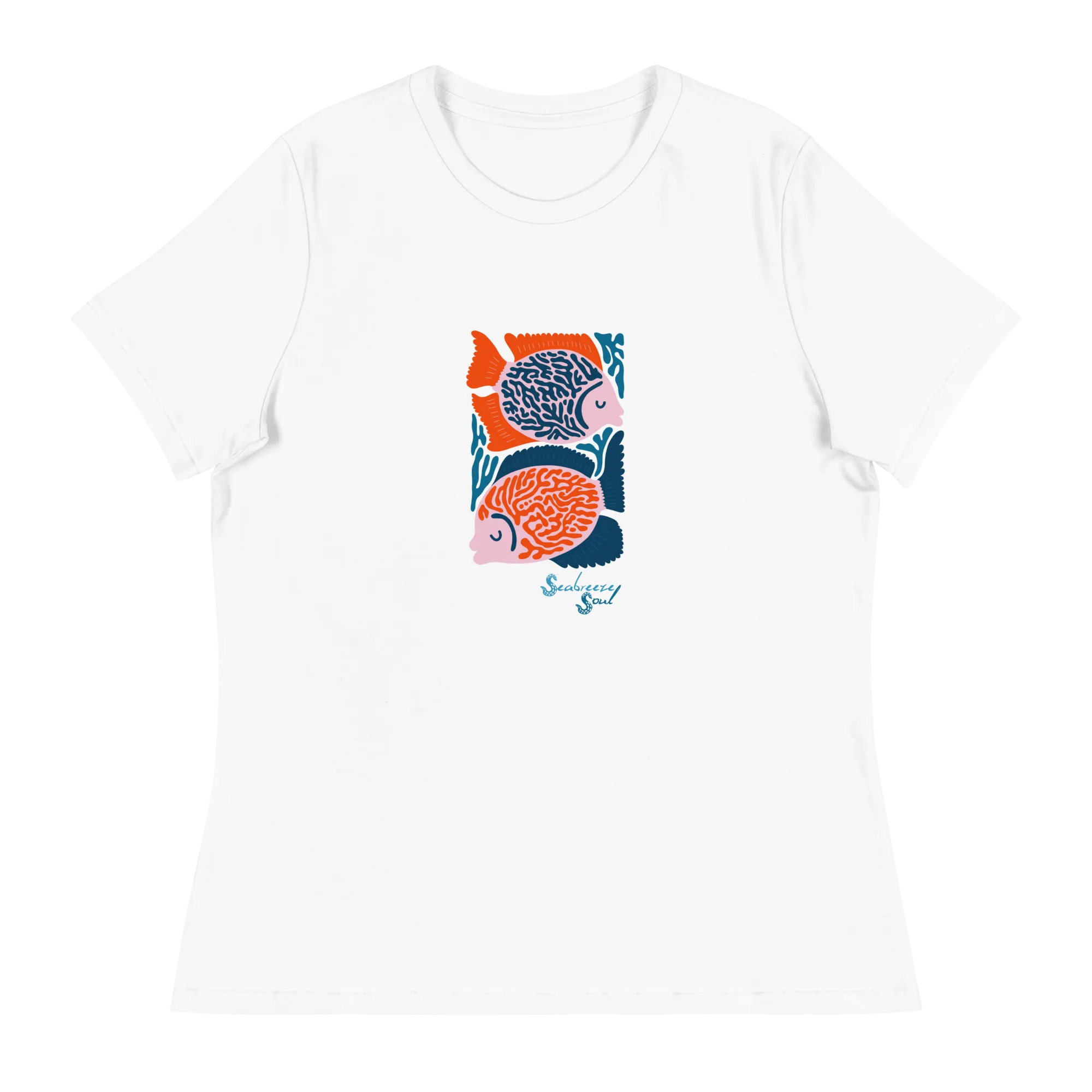 Fish Two Women's Relaxed Tee ~ Seabreeze Soul