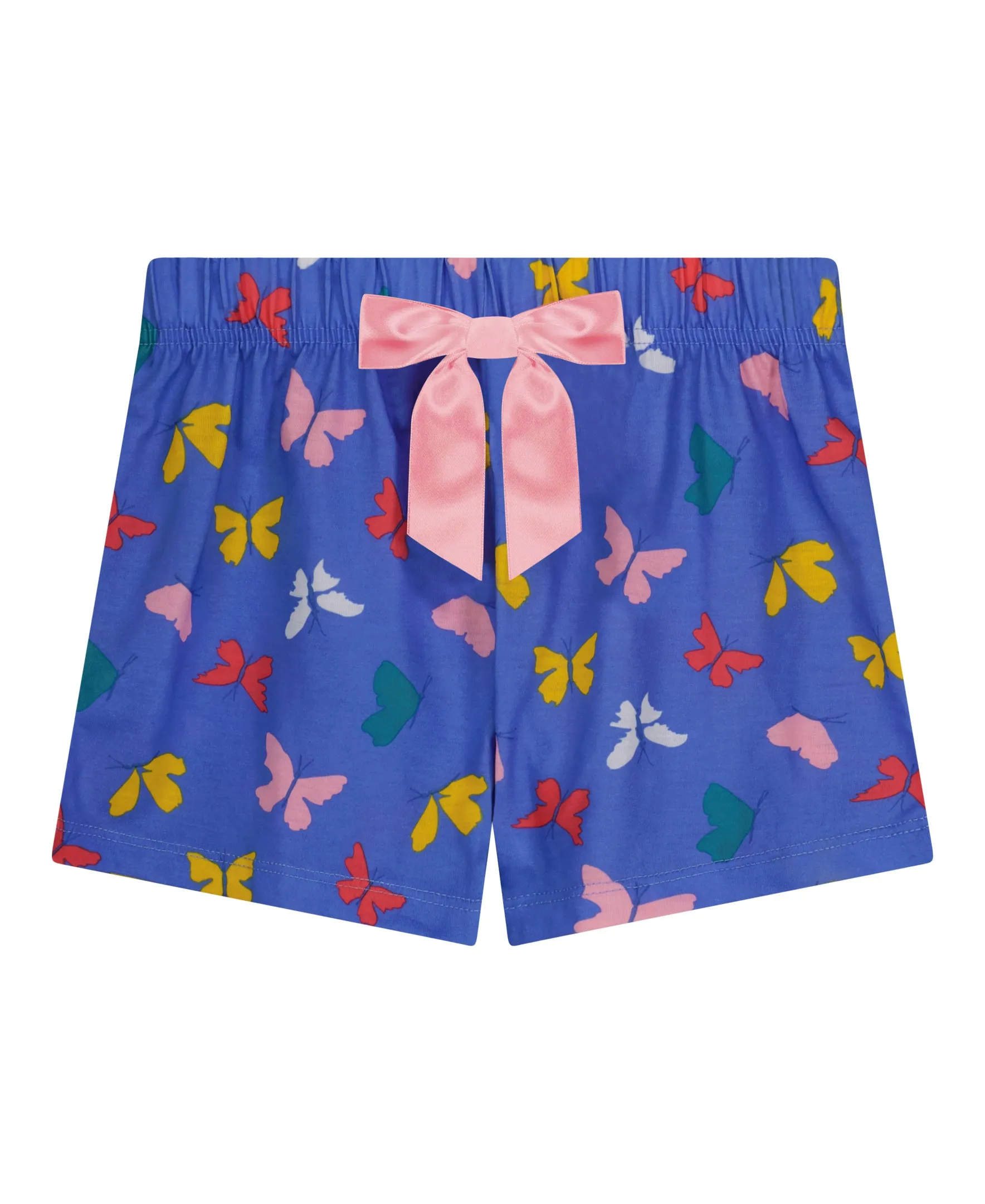 Girls Butterfly Dreams 2-Piece Pajama Shorts Sleep Set