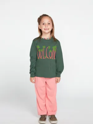 Girls Made From Stoke Long Sleeve Tee - Dark Pine