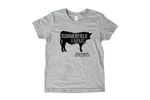 Grey Steer Youth Tee