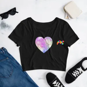 Heart Women’s Crop T-Shirt