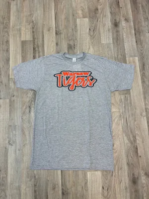 Heather Gray Warsaw Tigers Tee