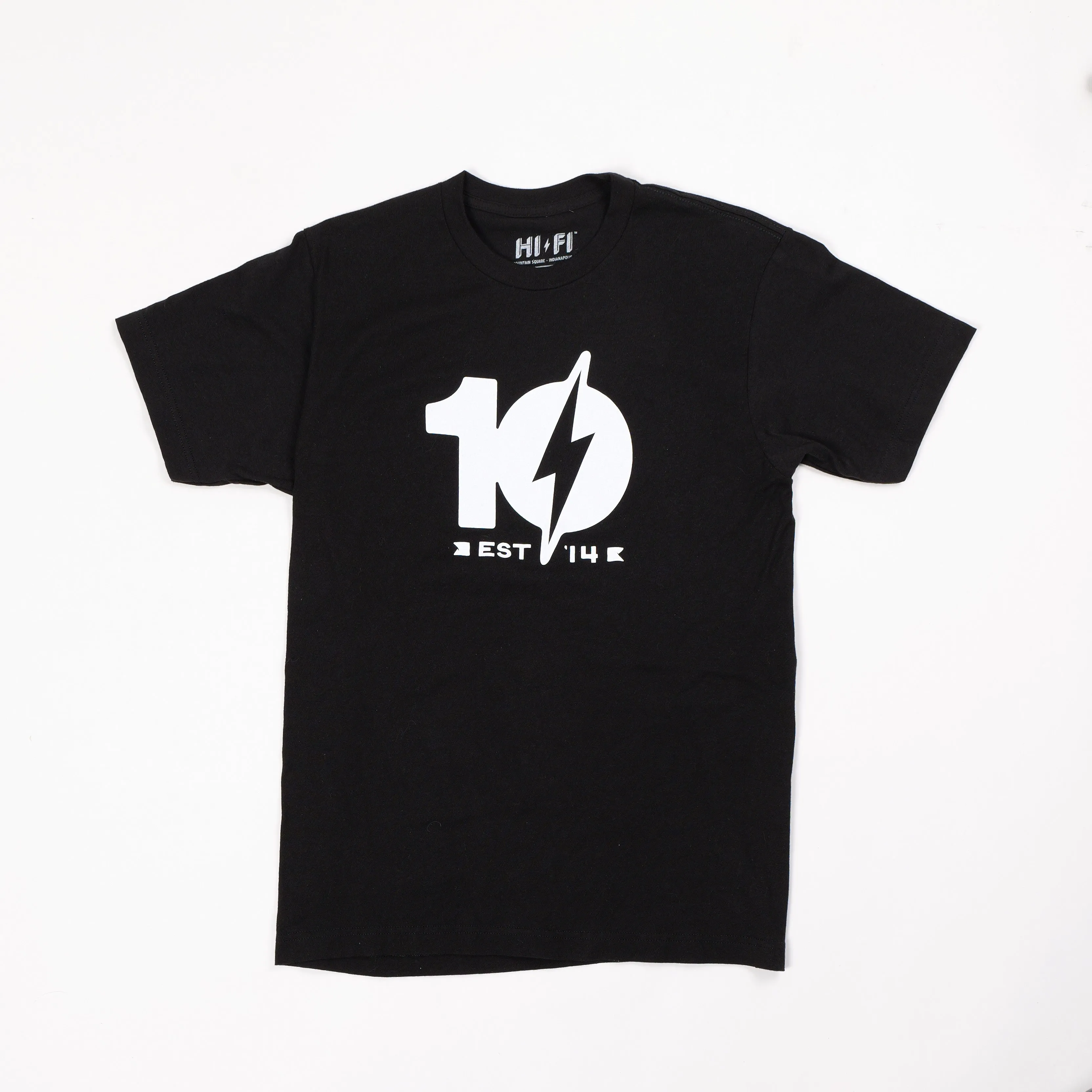 HI-FI 10 Year Anniversary Black Logo T-Shirt