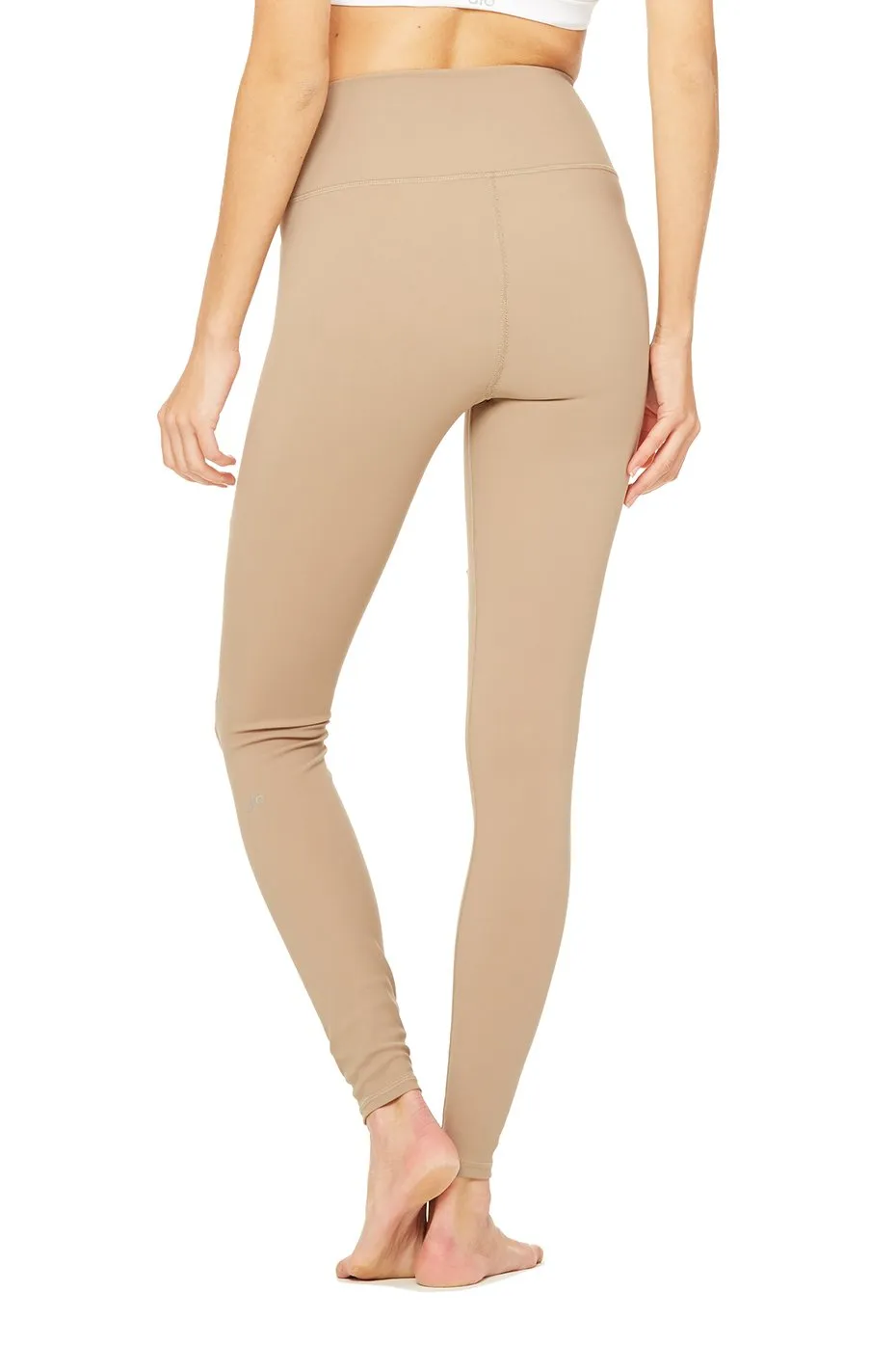 High-Waist Ripped Warrior Legging - Gravel