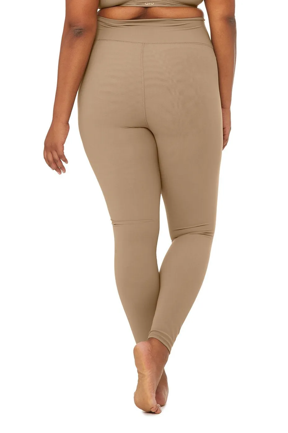 High-Waist Ripped Warrior Legging - Gravel