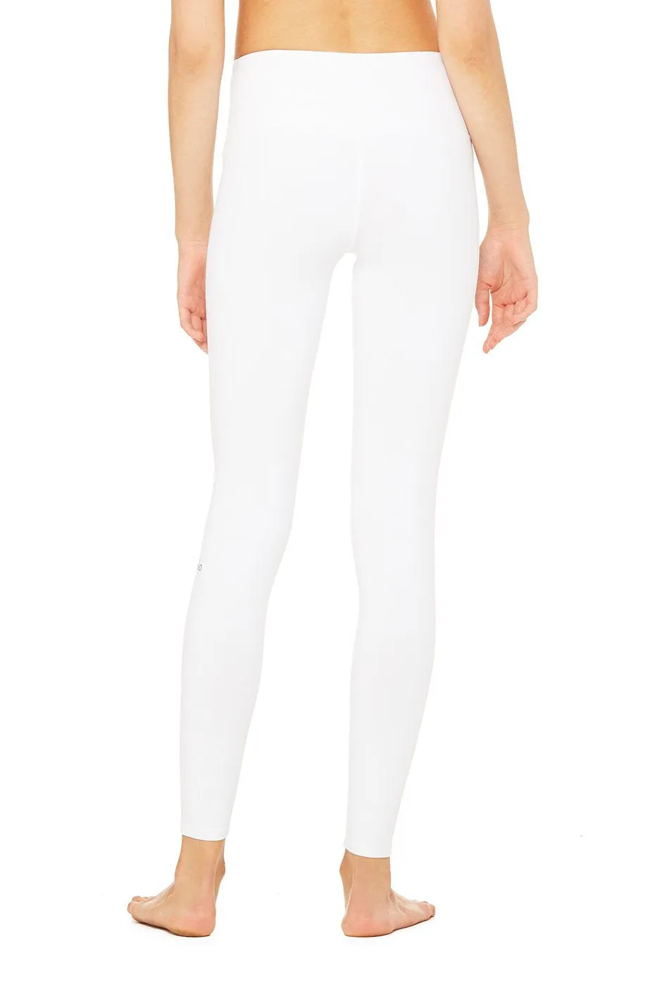 High-Waist Ripped Warrior Legging - White