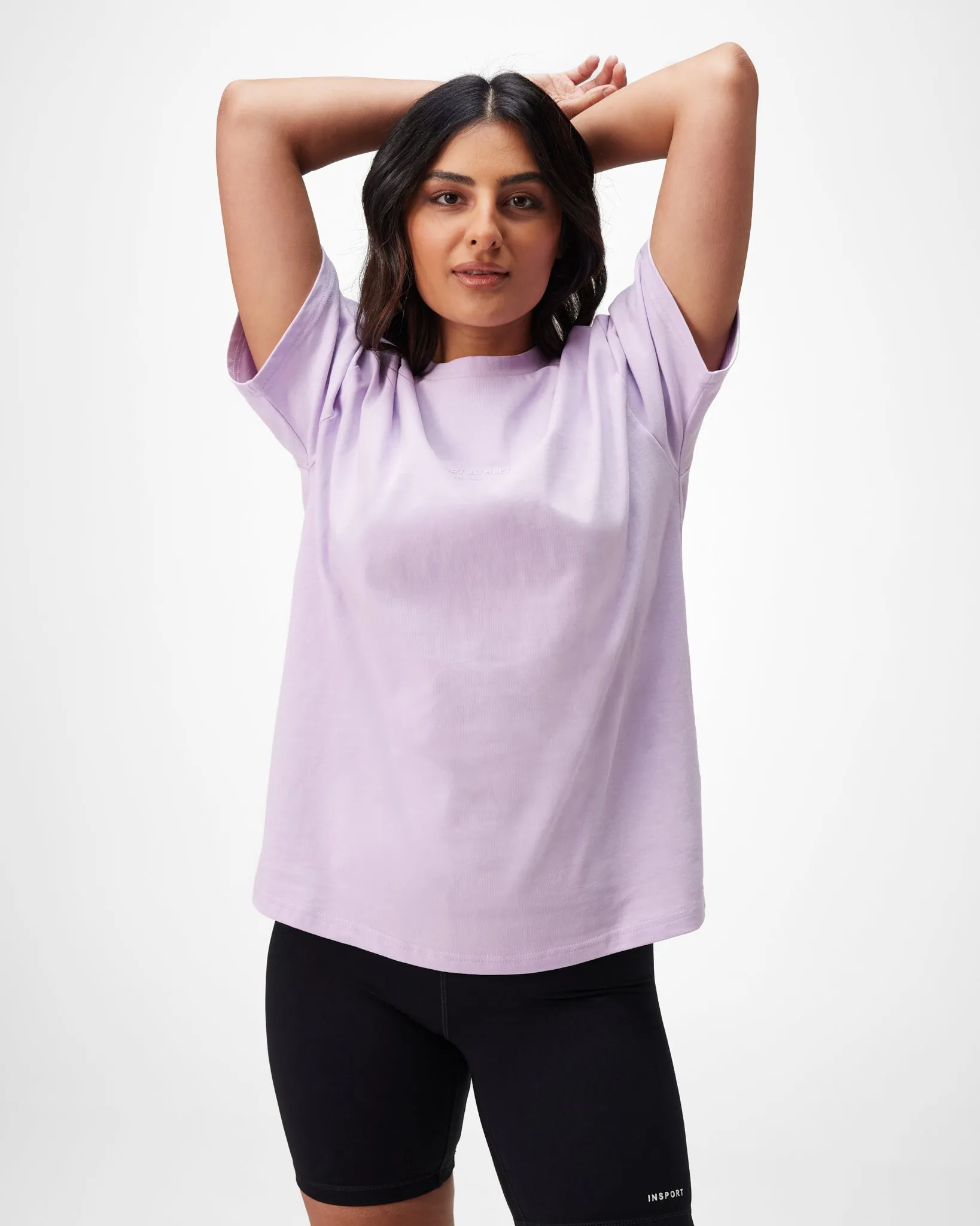 INSPORT WOMENS BAILEY OVERSIZED PURPLE TEE