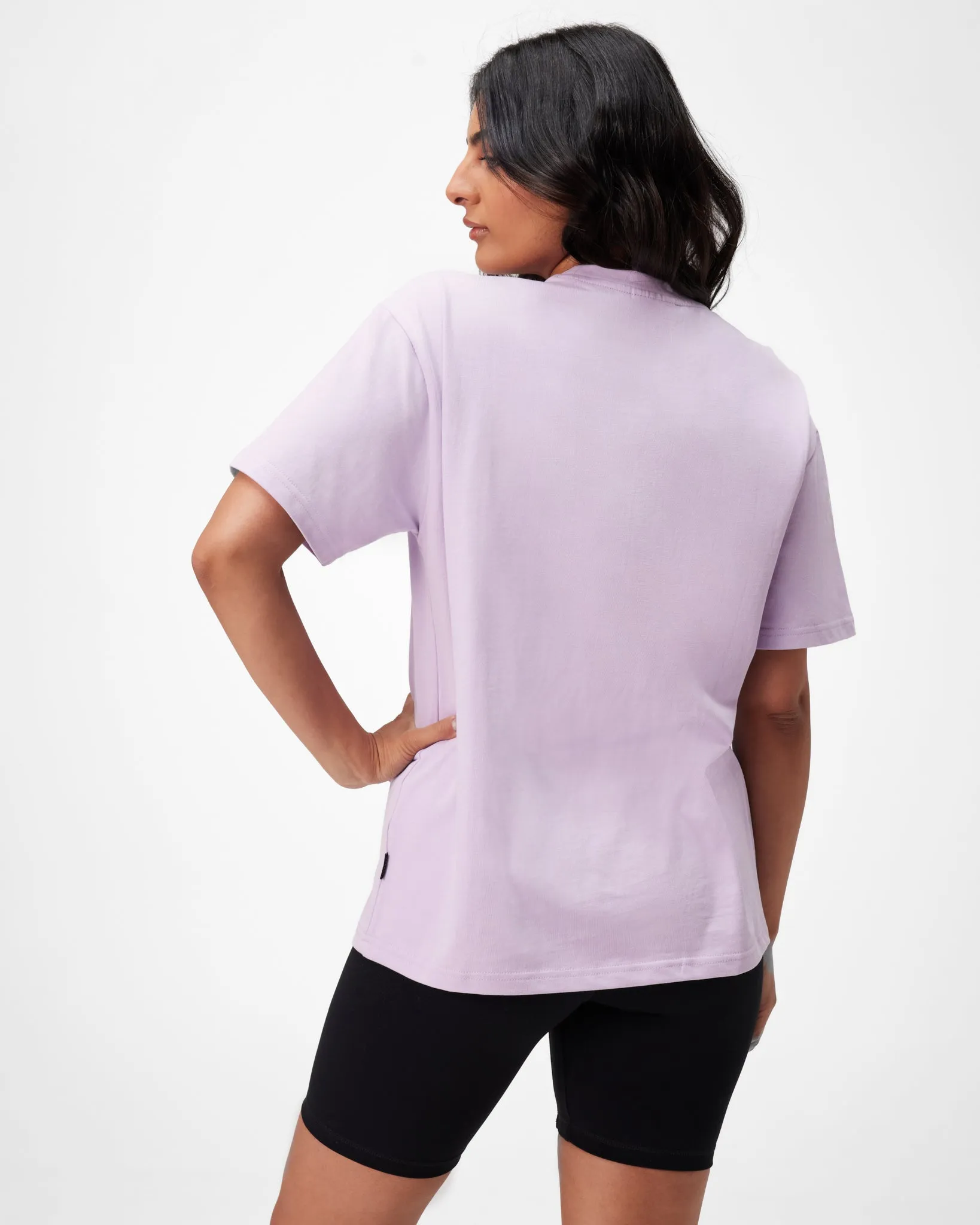 INSPORT WOMENS BAILEY OVERSIZED PURPLE TEE