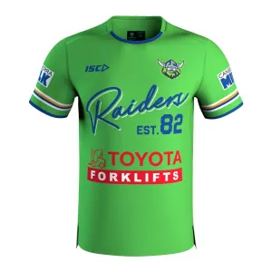 ISC Adults Canberra Raiders 2022 Run Out Tee - Green