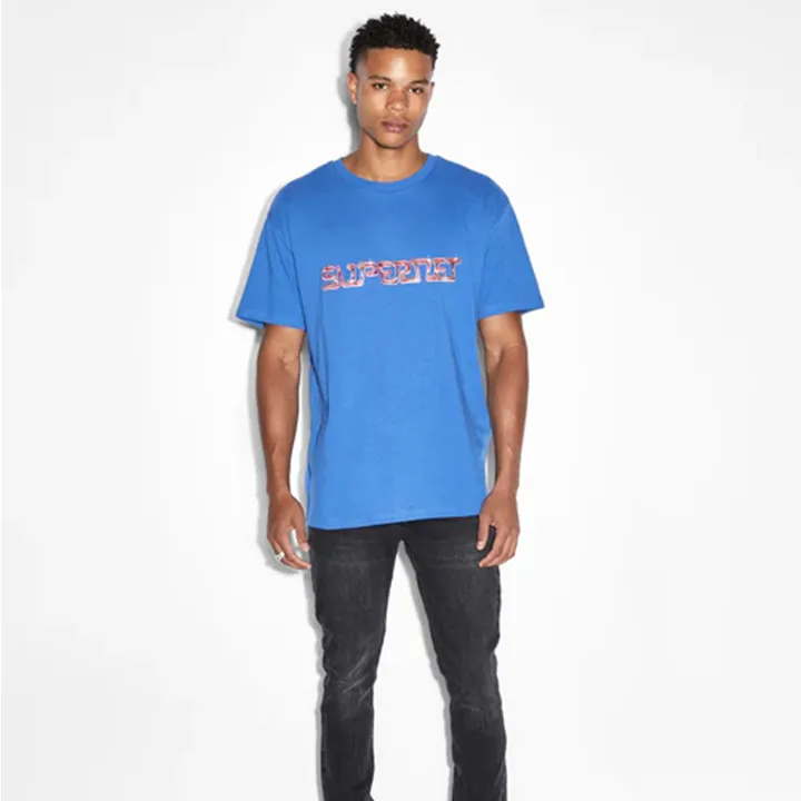 Ksubi Supernet Biggie Ss Tee (Blue) - KMSP23TE048040