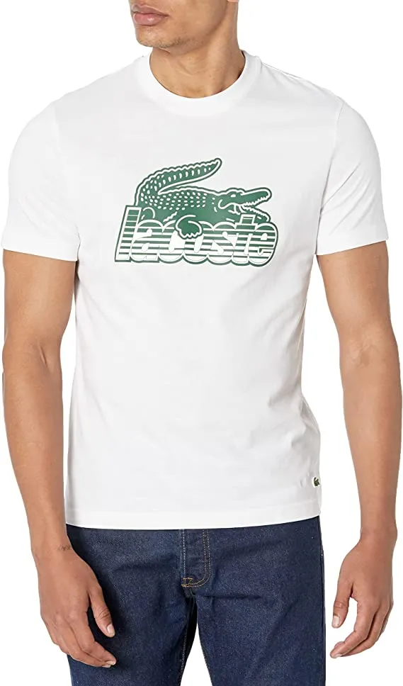 Lacoste Men's Cotton Jersey Print T-Shirt