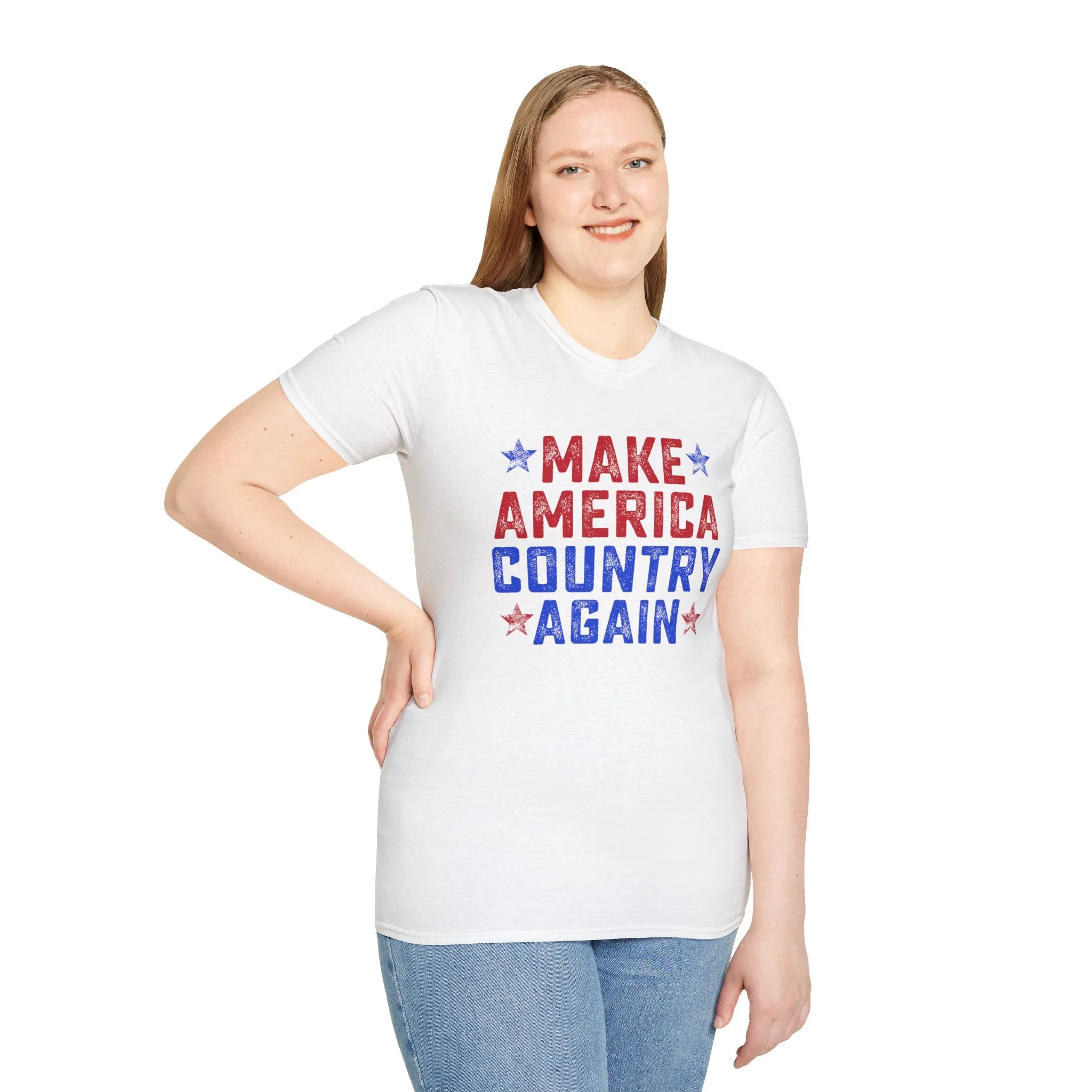 Make America Country Again Unisex Softstyle T-Shirt