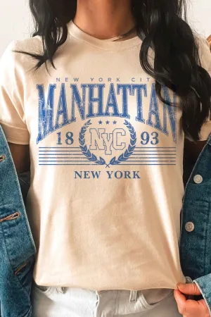 MANHATTAN NYC 1893 Graphic T-Shirt