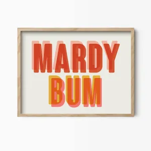 Mardy Bum Sheffield Art Print