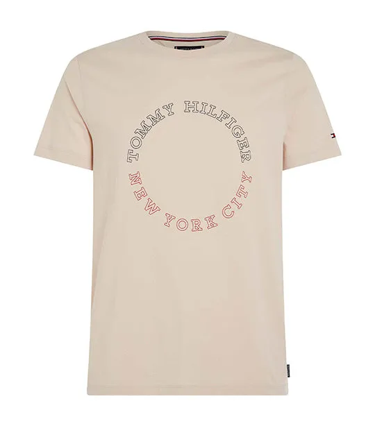 Men's Monotype Roundle Tee Cashmere Creme