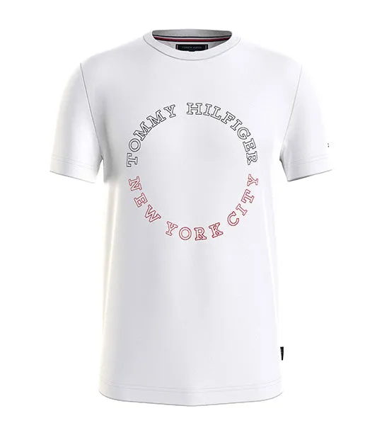 Men's Monotype Roundle Tee White