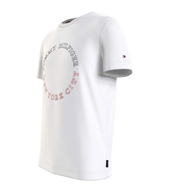 Men's Monotype Roundle Tee White