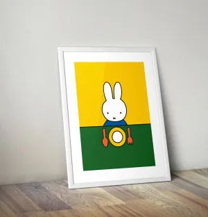 Miffy Ready to Eat Framed Mini Poster